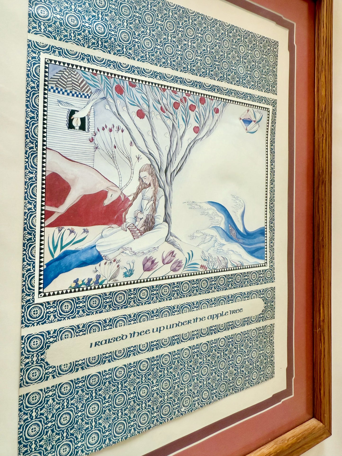 I Raised Thee Up Under The Apple Tree Framed Artwork