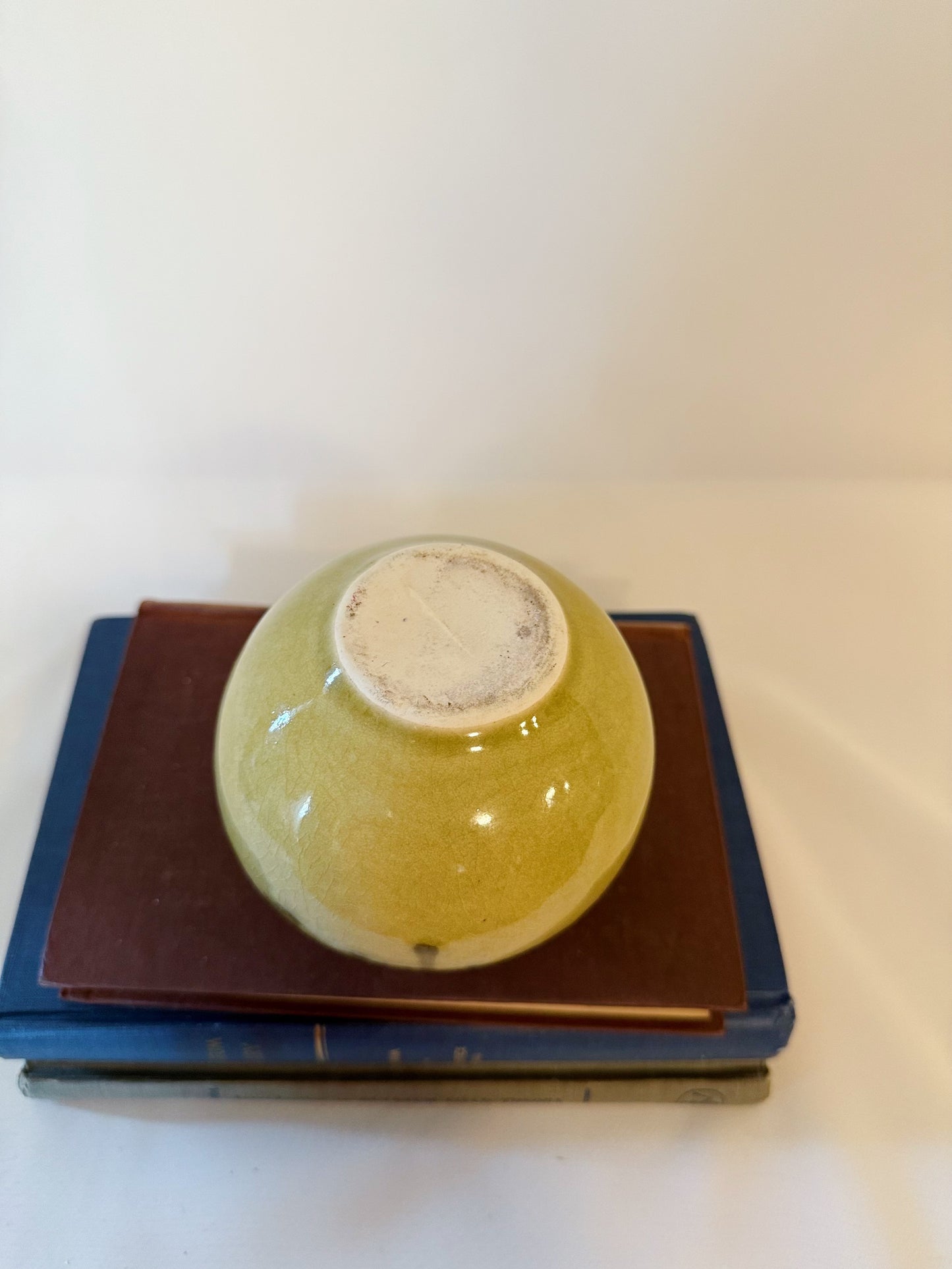Green Glaze Bud Vase