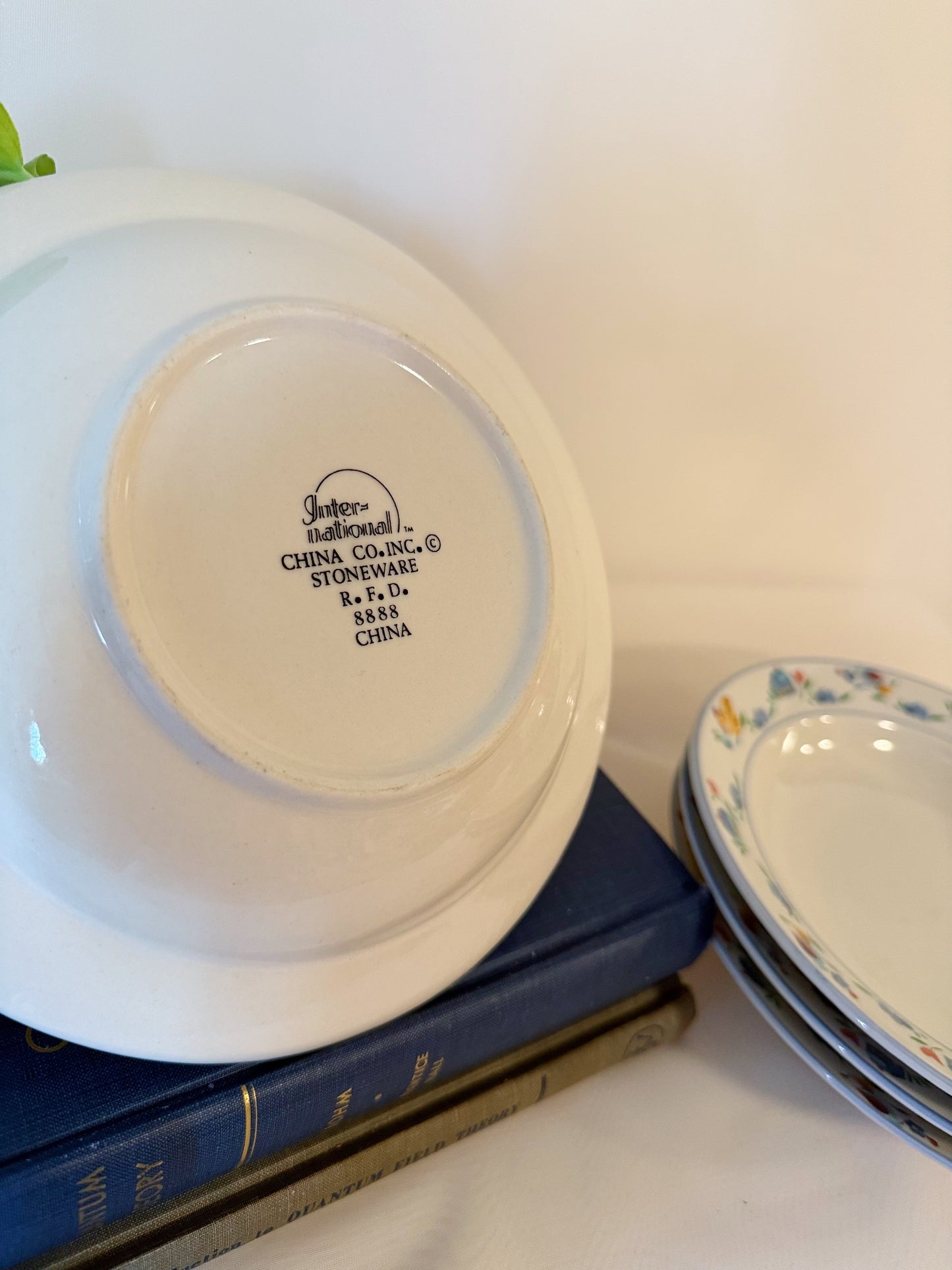 Set of four Barnyard Rim Bowl