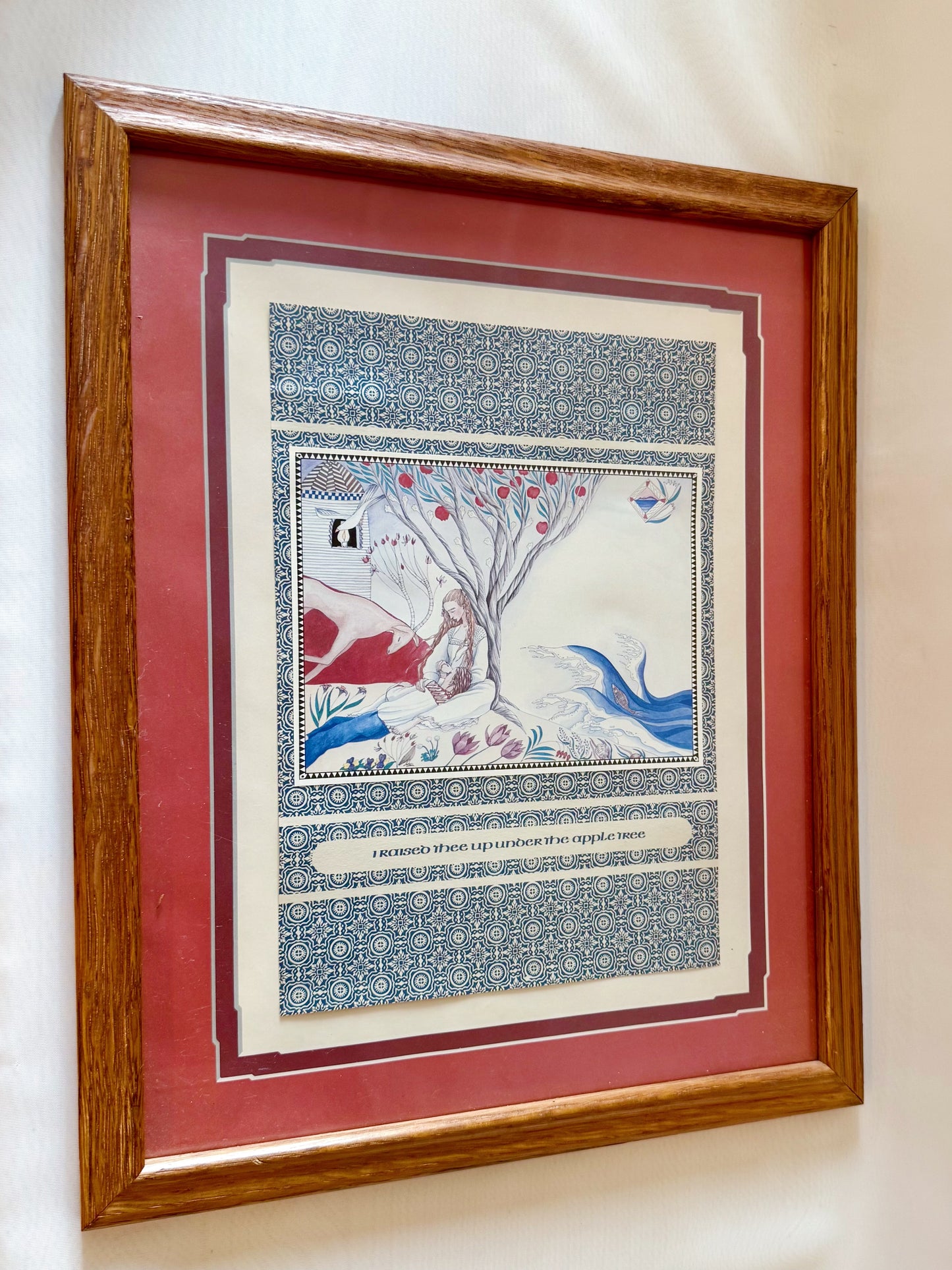 I Raised Thee Up Under The Apple Tree Framed Artwork
