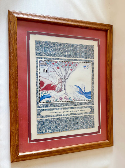 I Raised Thee Up Under The Apple Tree Framed Artwork