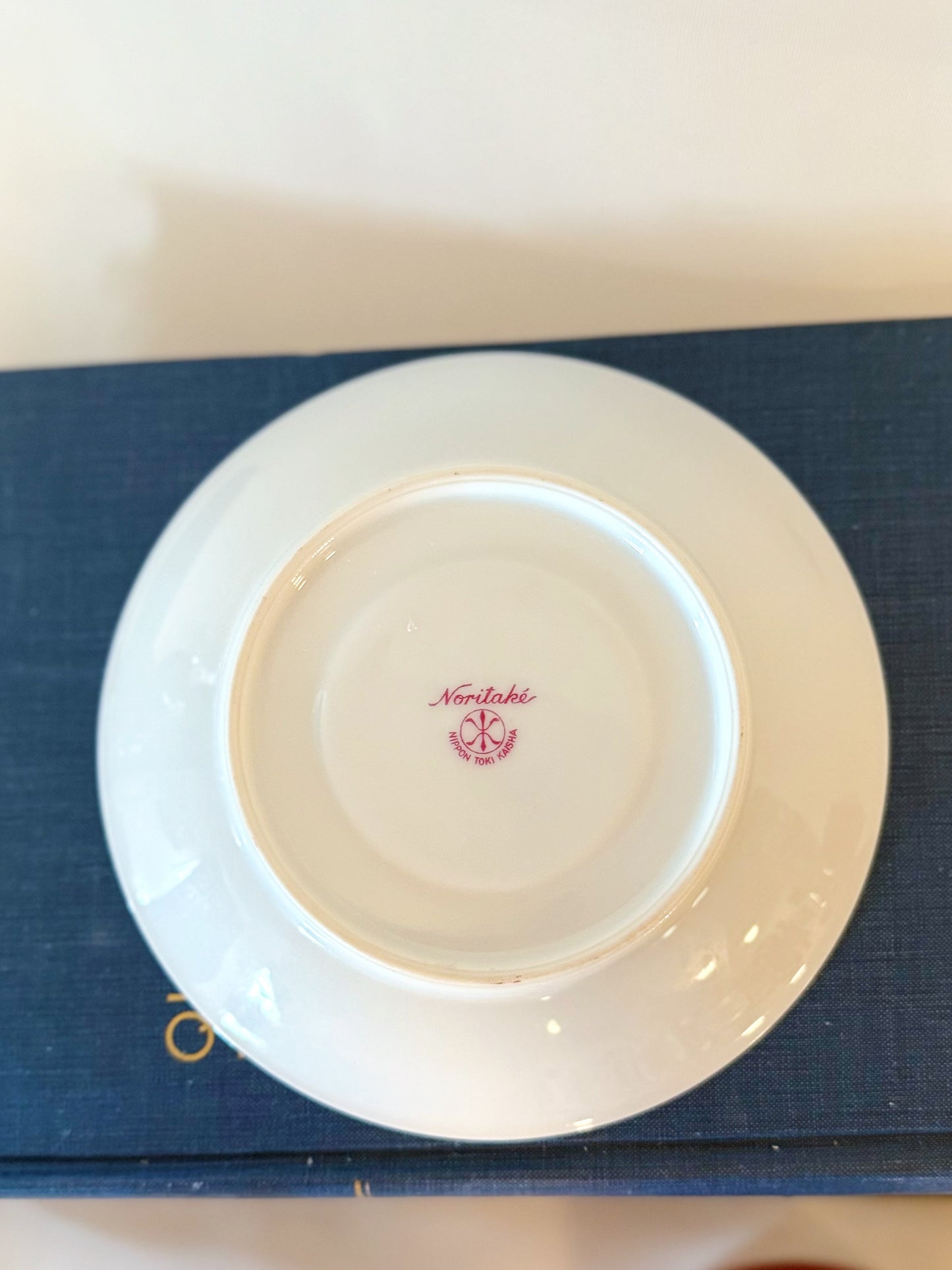 Set of Three Noritake Red Daisy Teacups