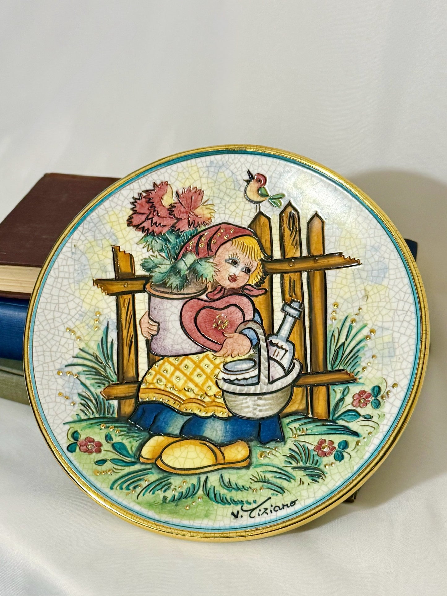 Valentines Day 1978 by V. Tiziano Limited Edition Plate