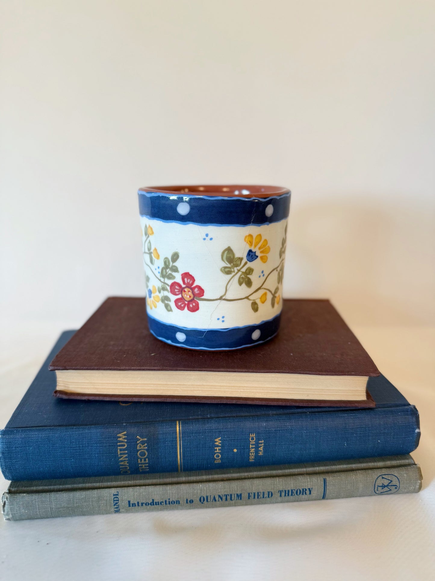 Poppy Fields Handmade Terracotta Mug