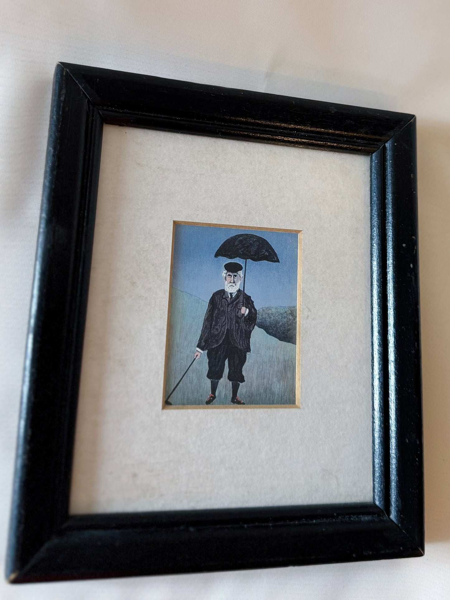 Rainy Day in Scotland Miniature Print by Guy Buffet