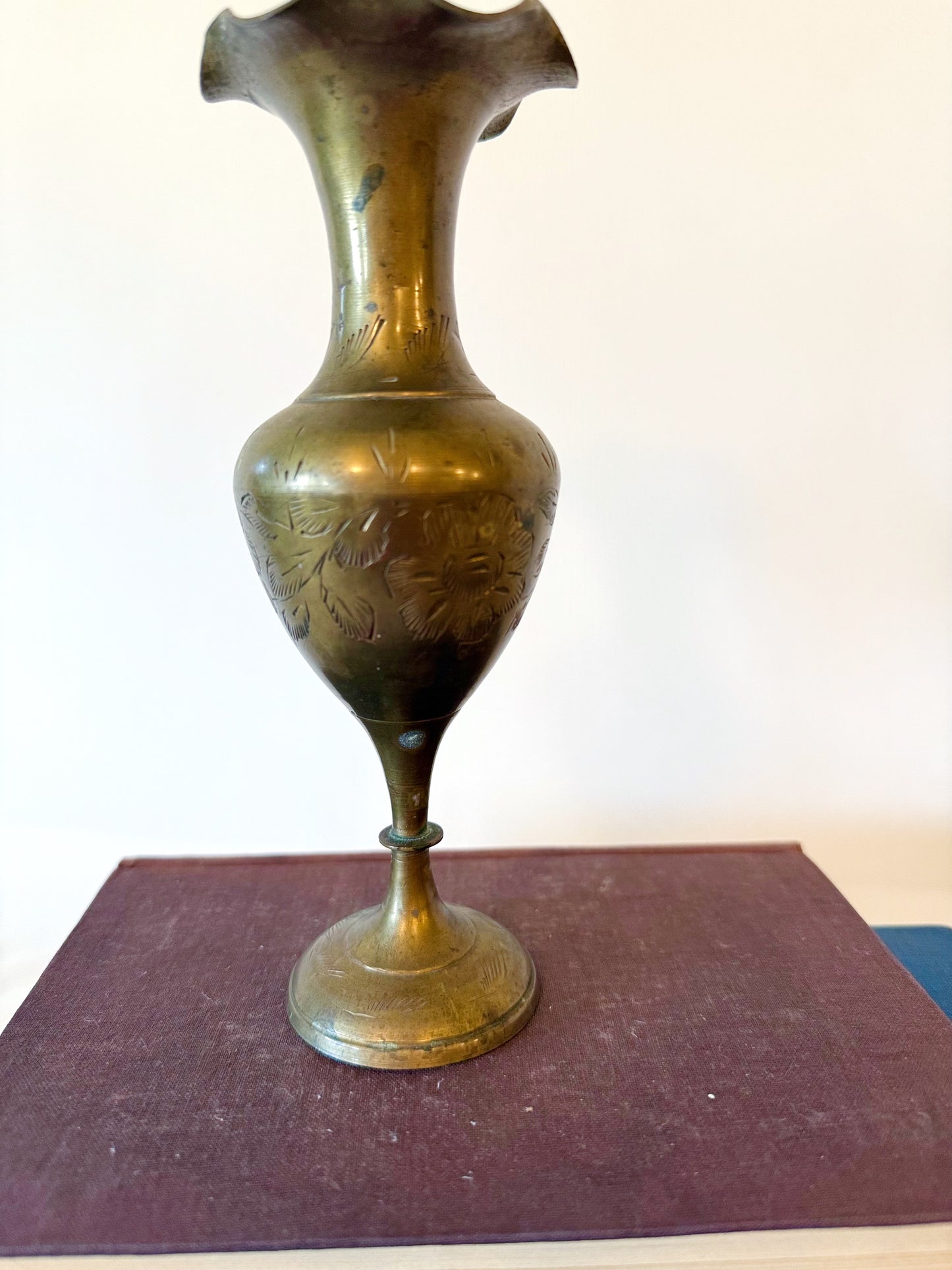 Brass Fluted Vase