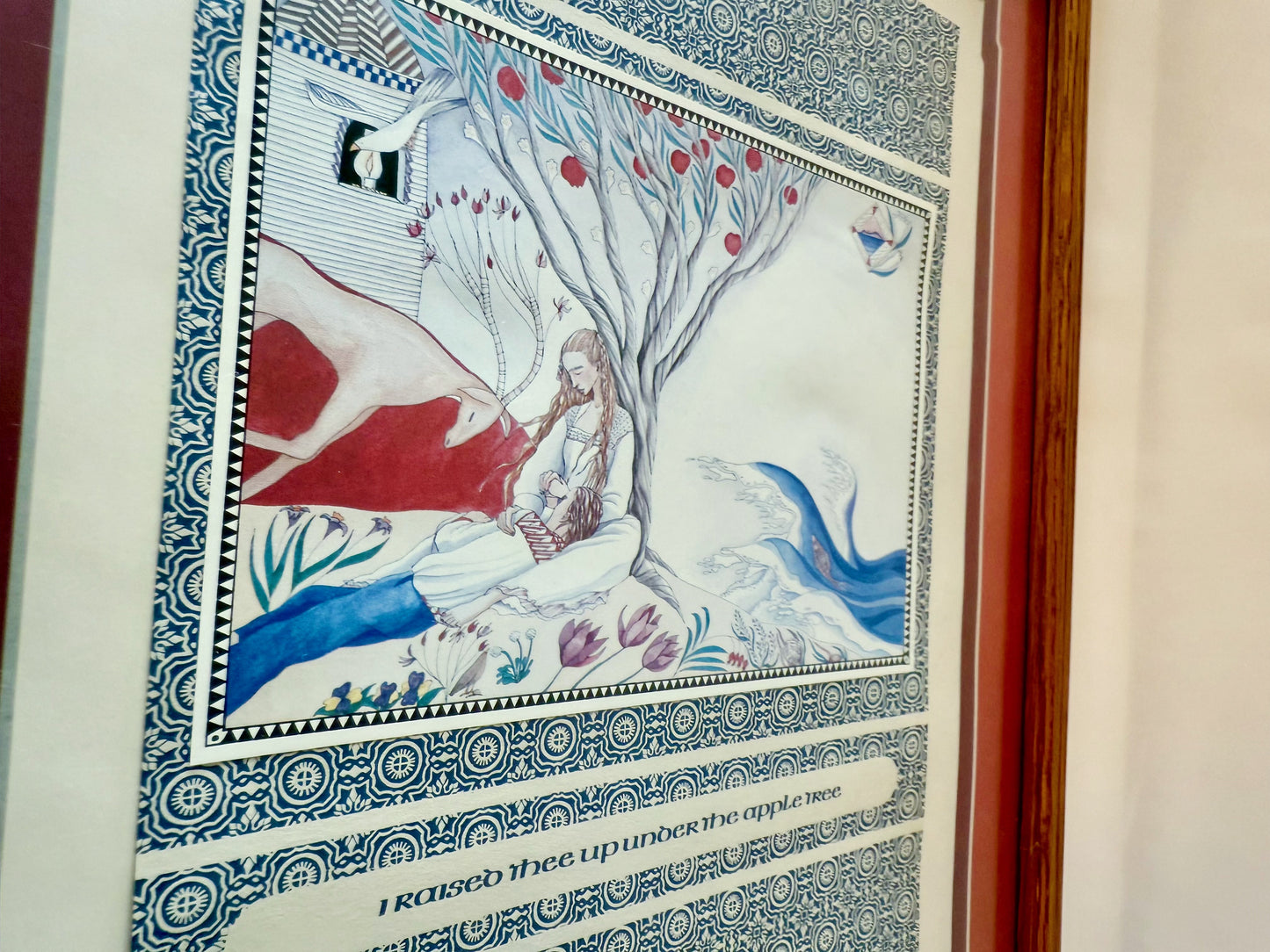 I Raised Thee Up Under The Apple Tree Framed Artwork