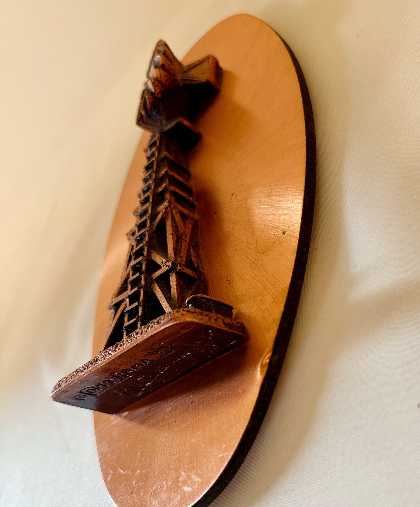 Hanging Copper Windmill by Copperama