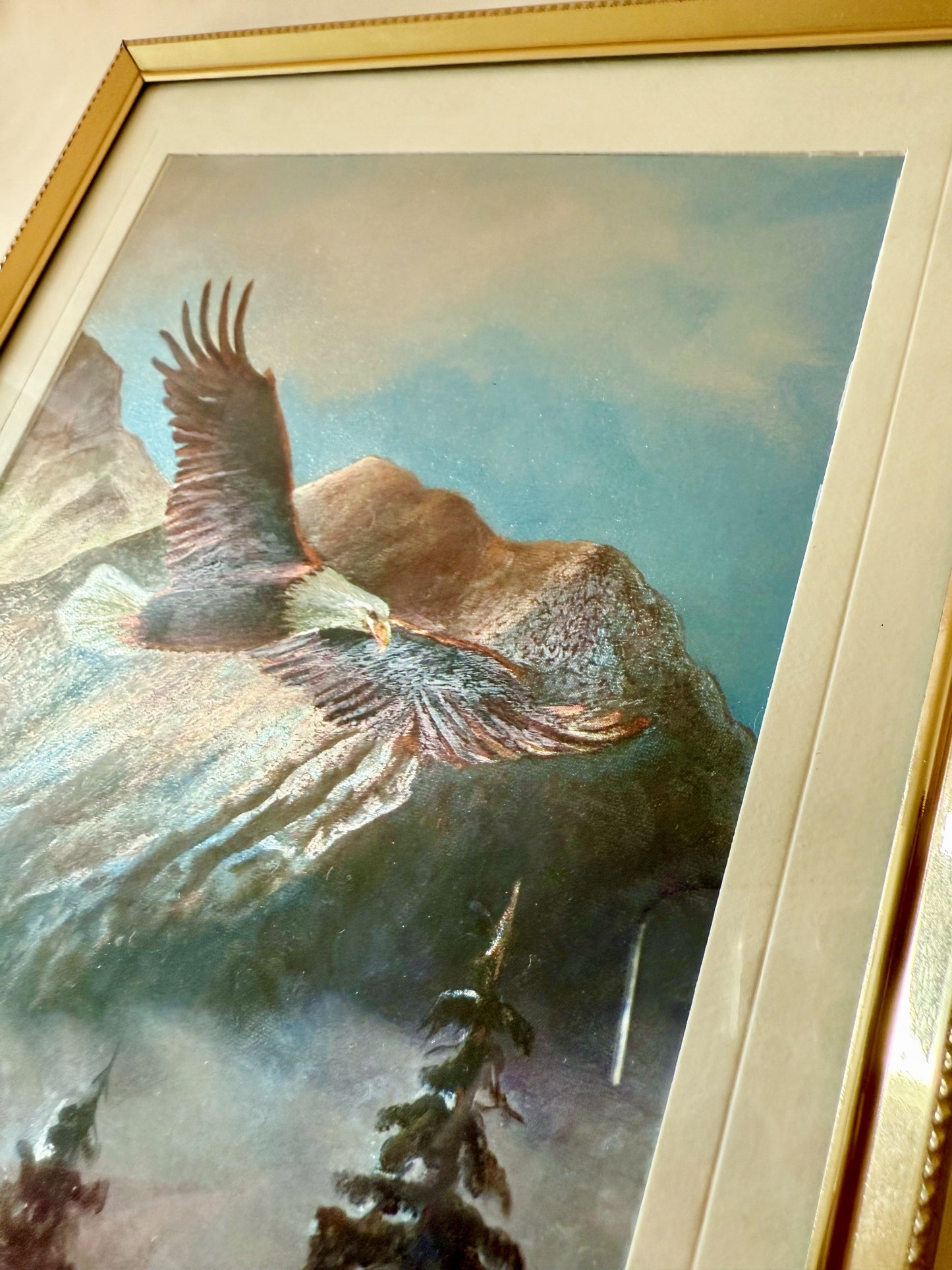Metallic Big Sky Carvers Bald Eagle Wall Art