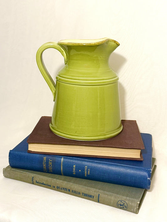 Italian Green Glazed Pitcher