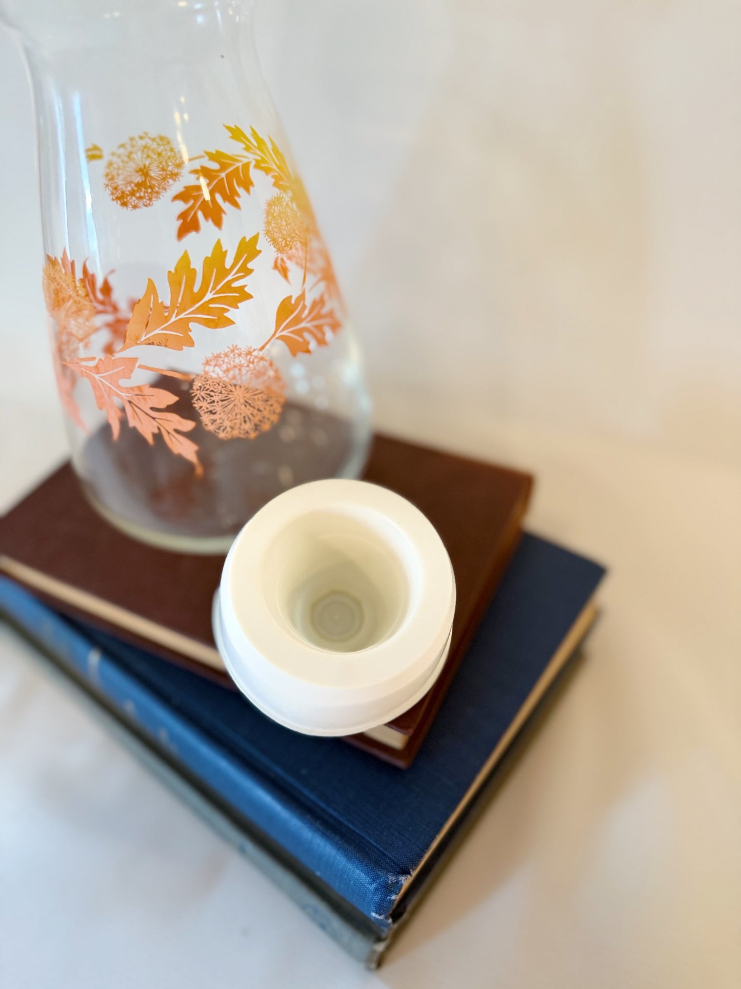 Vintage Dandelion Juice Carafe Bottle Pitcher