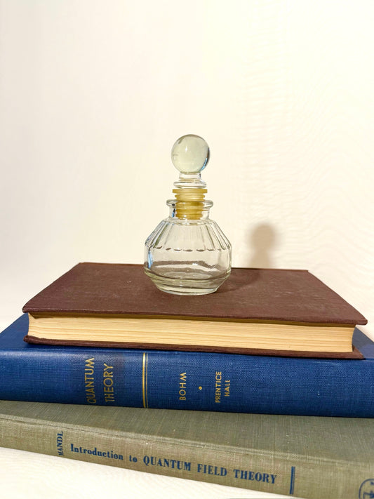 Small Glass Perfume Bottle with Stopper