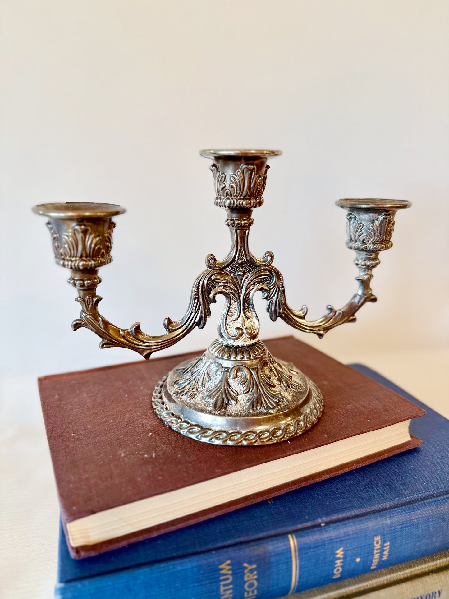 Pewter Candelabra
