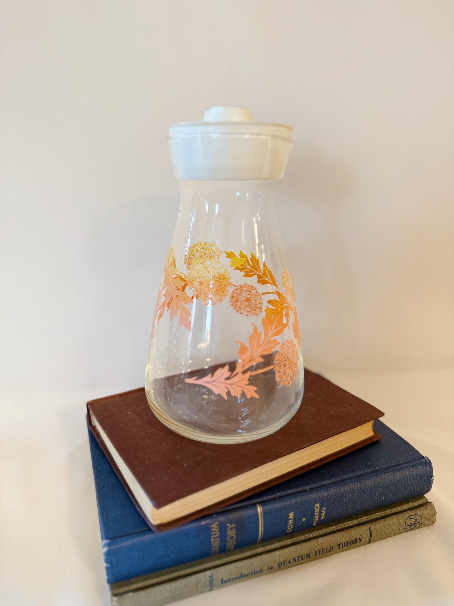 Vintage Dandelion Juice Carafe Bottle Pitcher