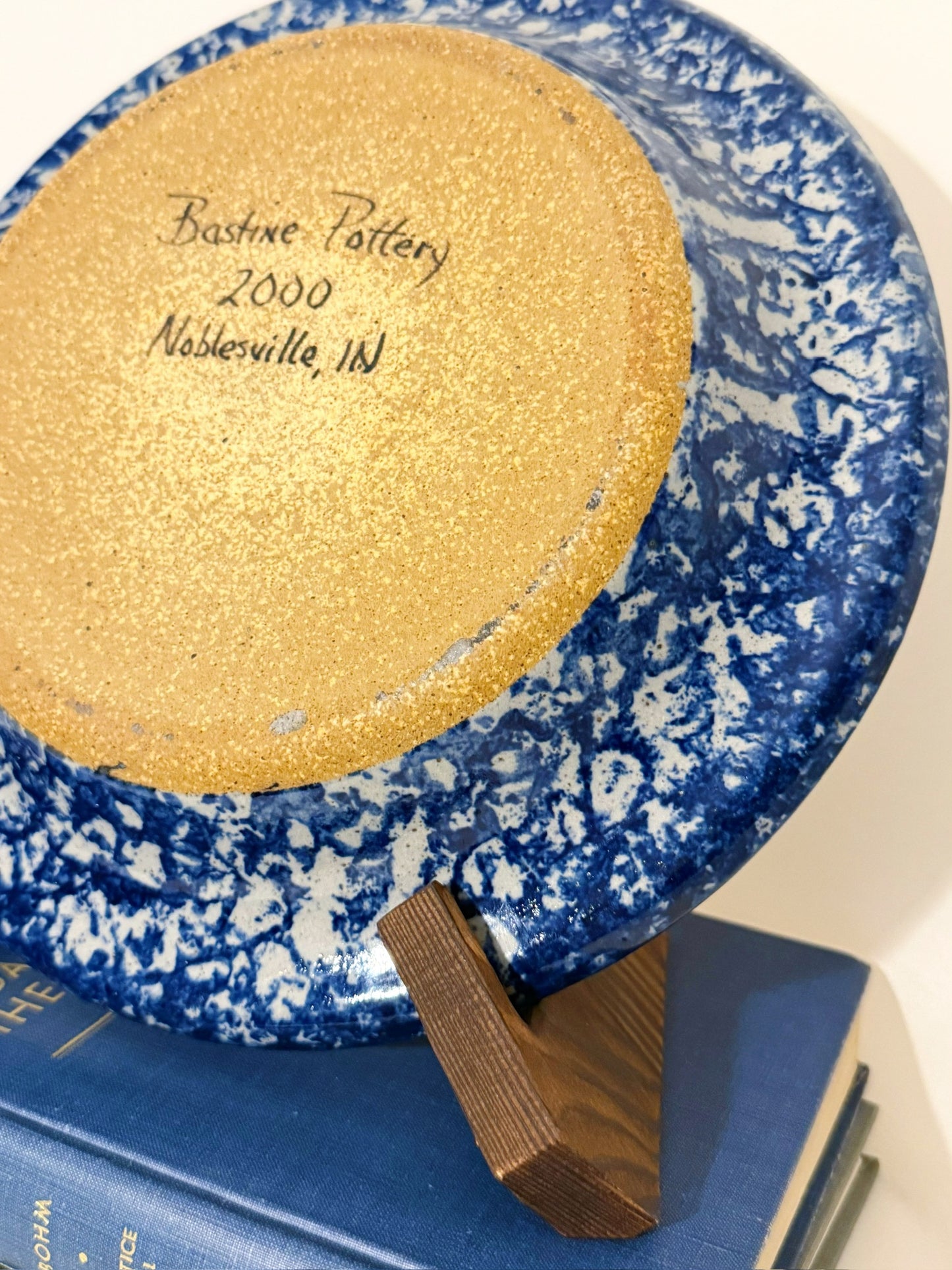 Handmade Delft Pottery Pie Plate