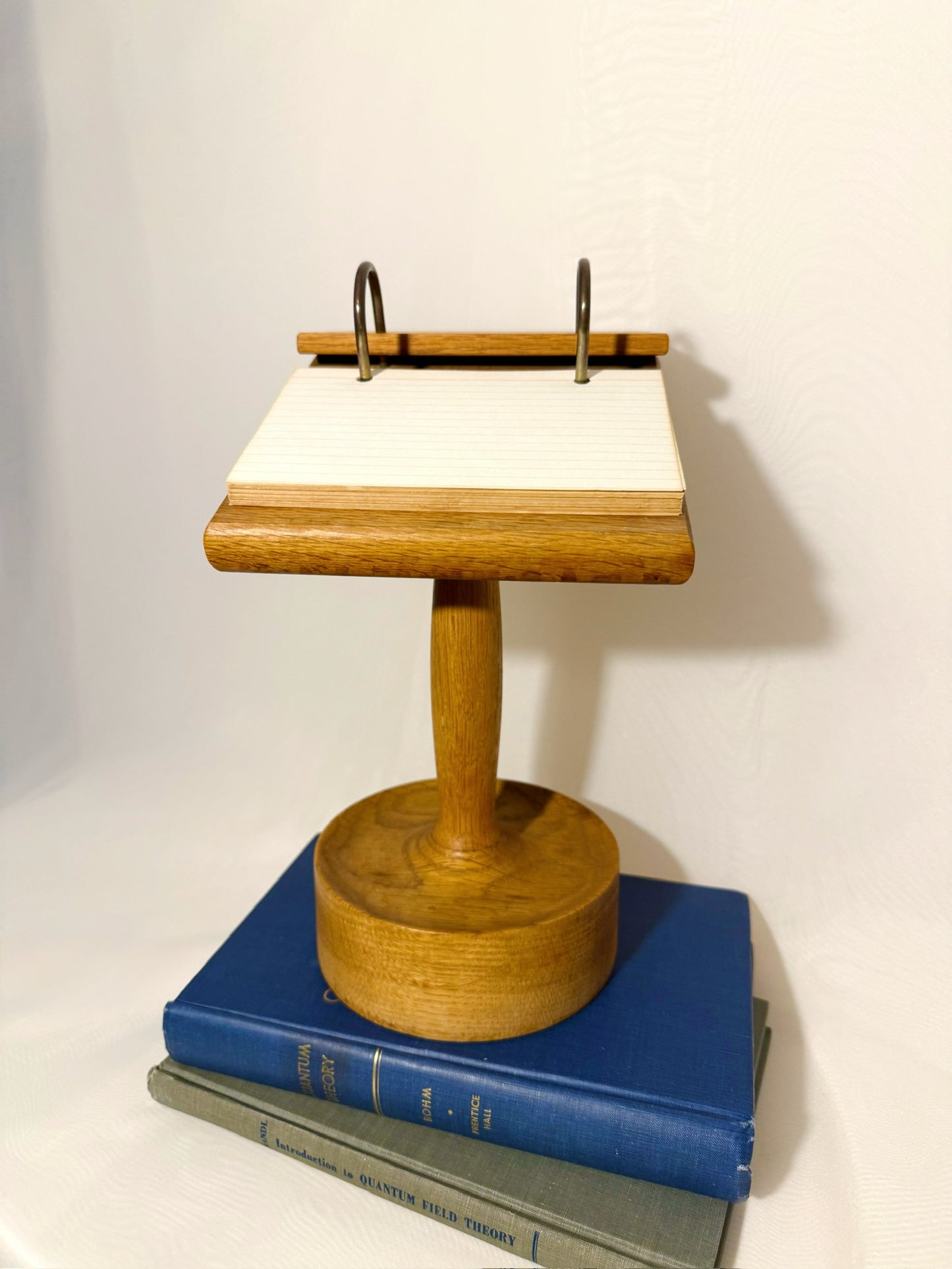 Wooden Index Card Recipe Holder