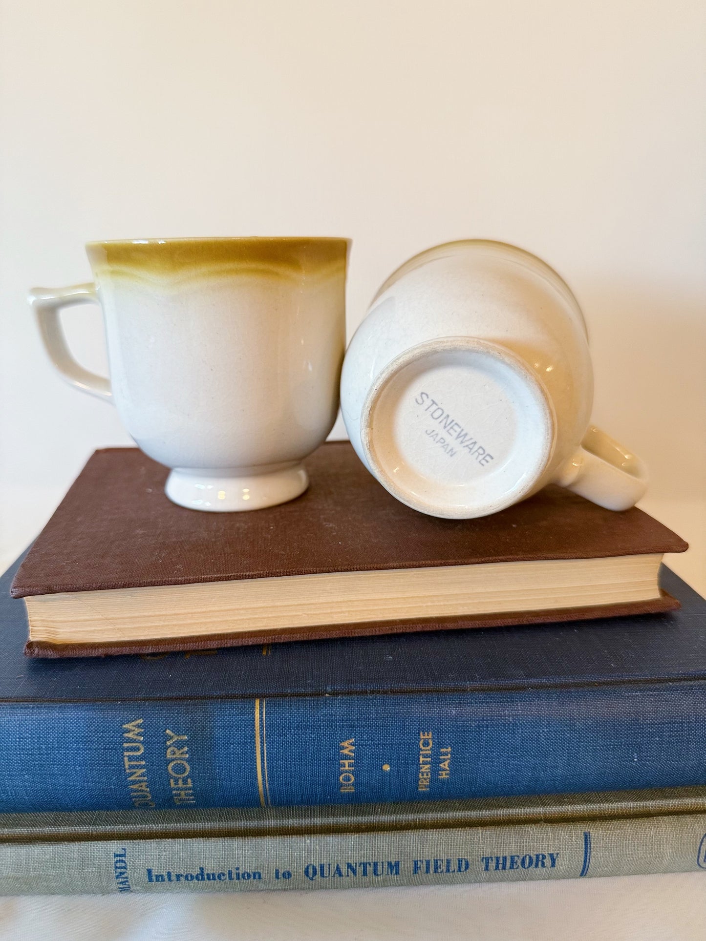 Set of Three Stoneware Japan Teacup Set