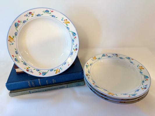 Set of four Barnyard Rim Bowl