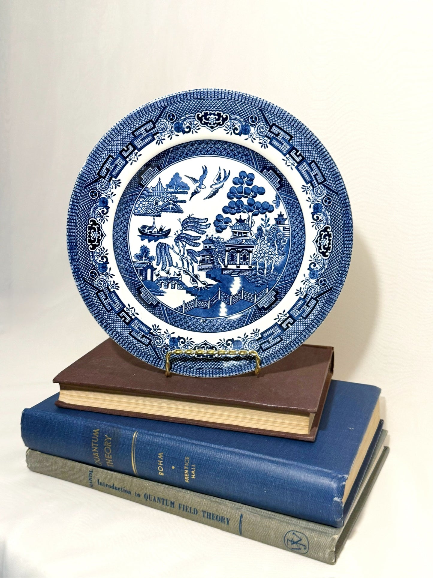 Churchill Blue Willow Plate