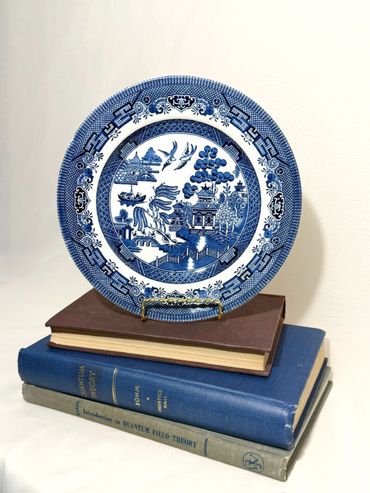 Churchill Blue Willow Plate