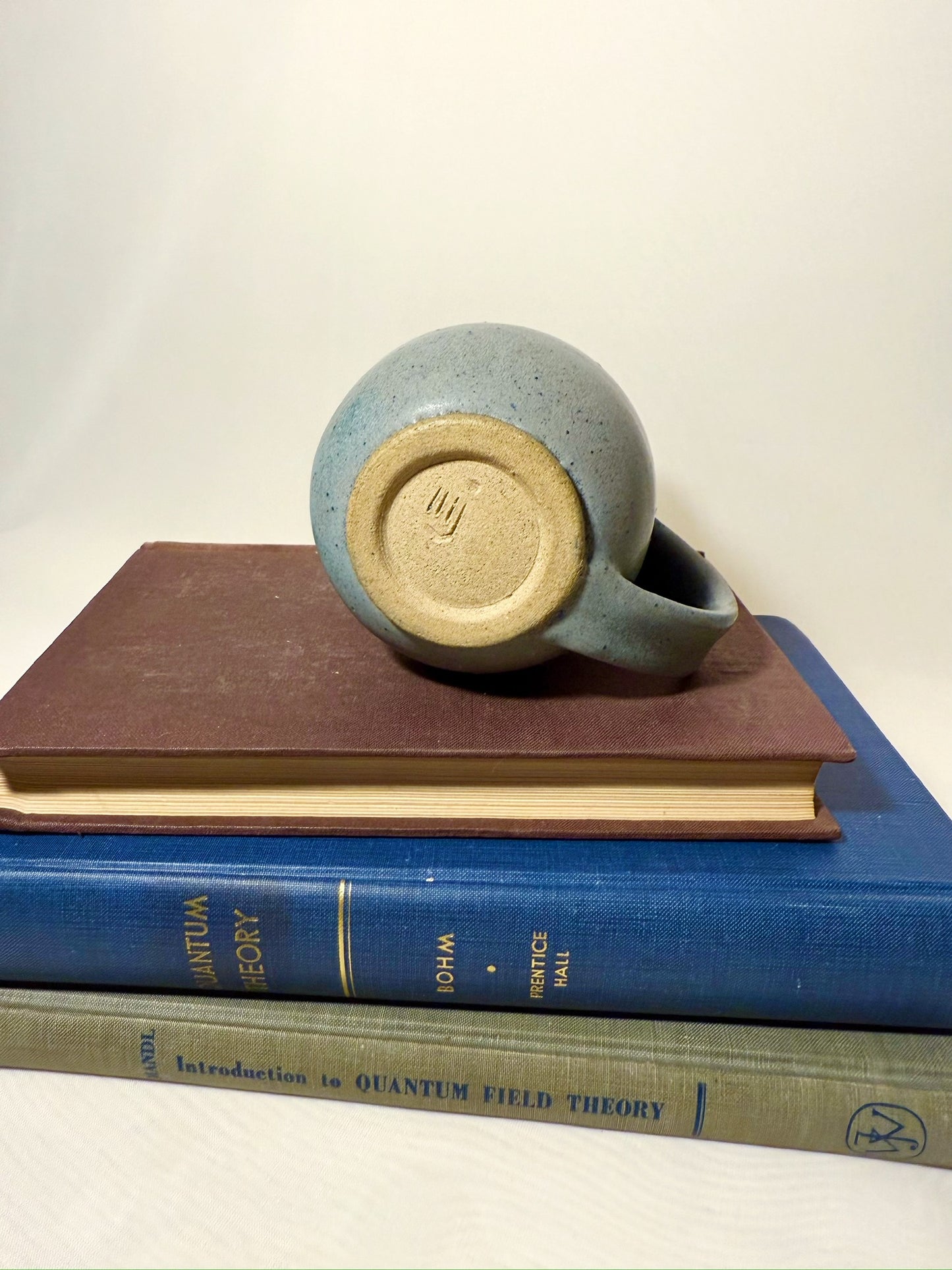 Blue Stoneware Pottery Mug