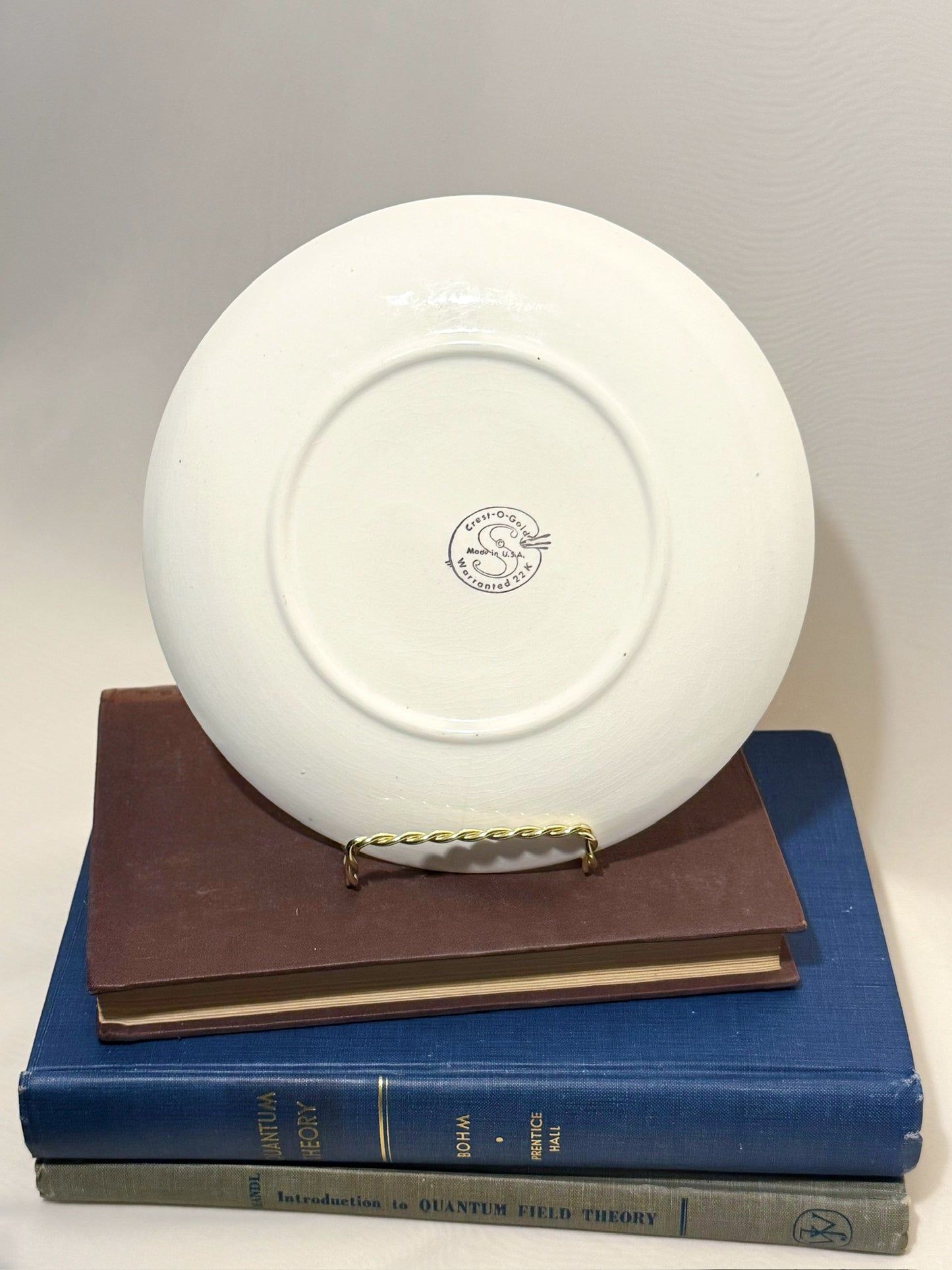 State of Oregon 22k Etched Collectors Plate