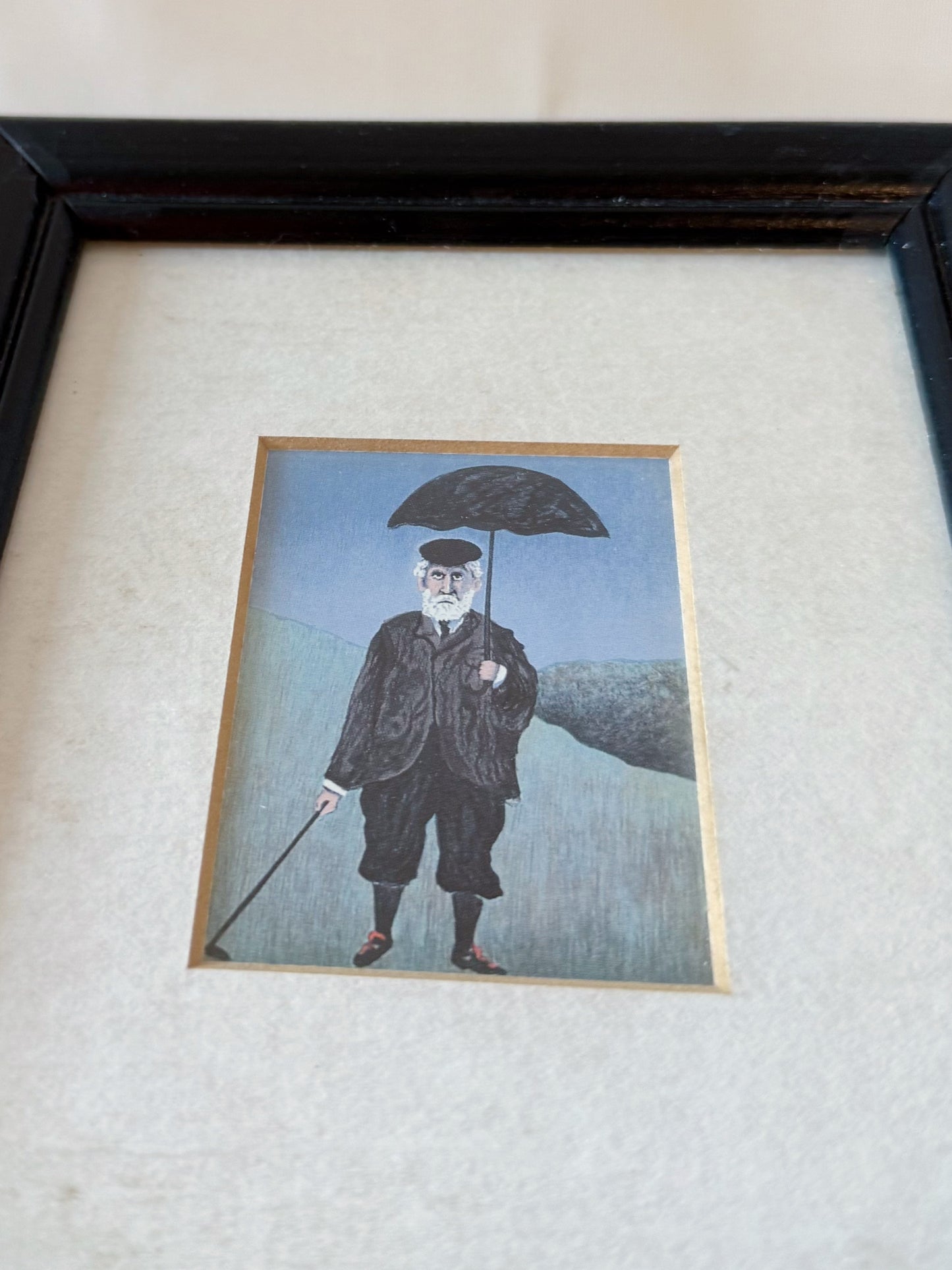Rainy Day in Scotland Miniature Print by Guy Buffet