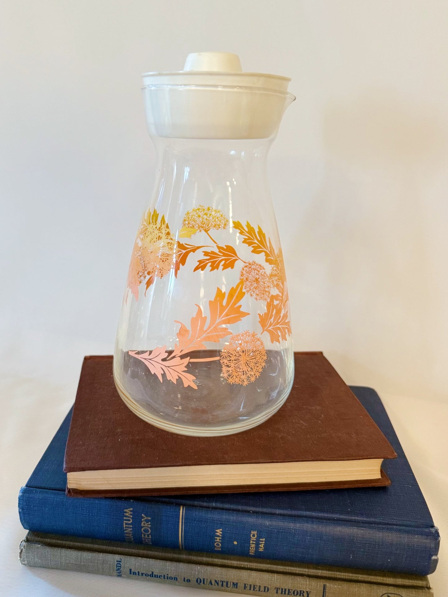 Vintage Dandelion Juice Carafe Bottle Pitcher