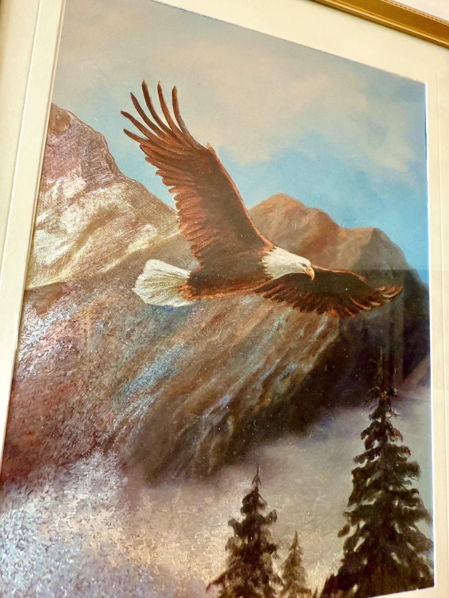 Metallic Big Sky Carvers Bald Eagle Wall Art