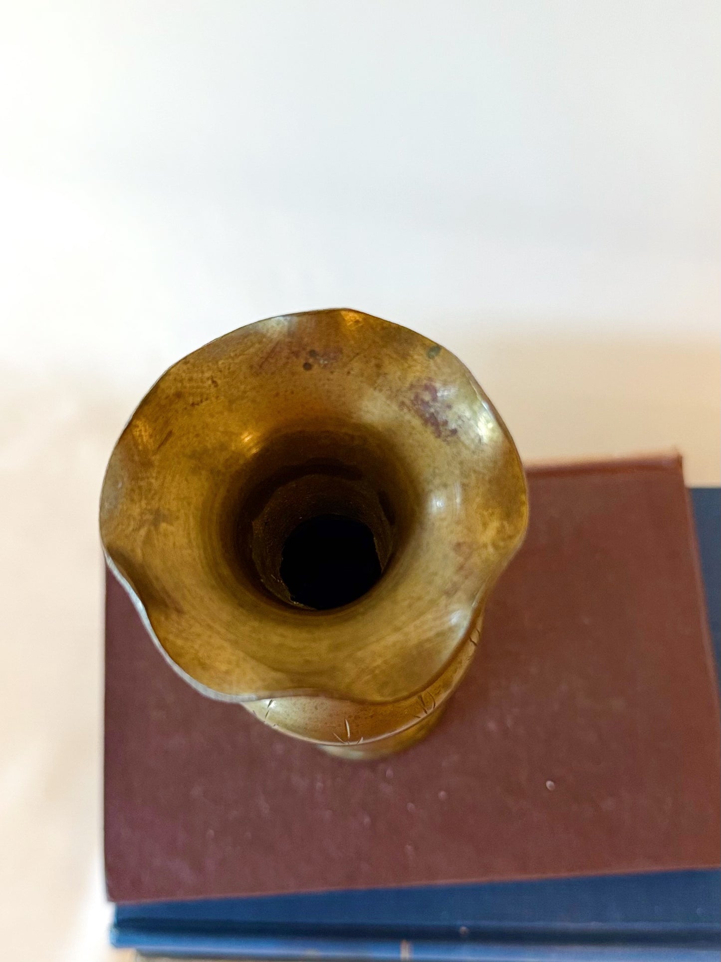 Brass Fluted Vase
