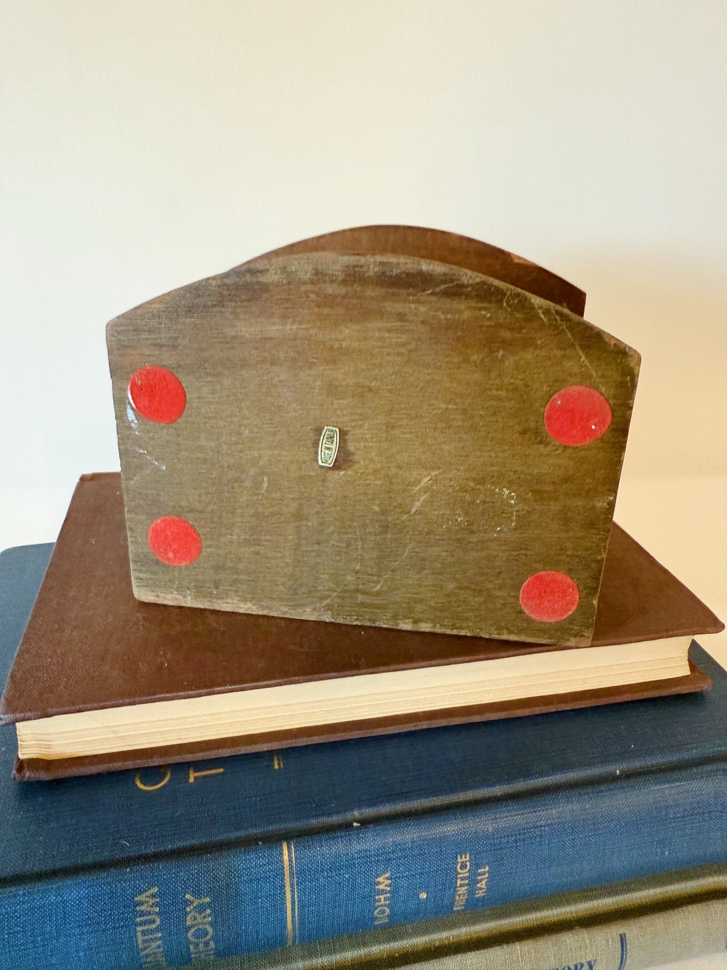 Vintage Wooden Case Coaster Set