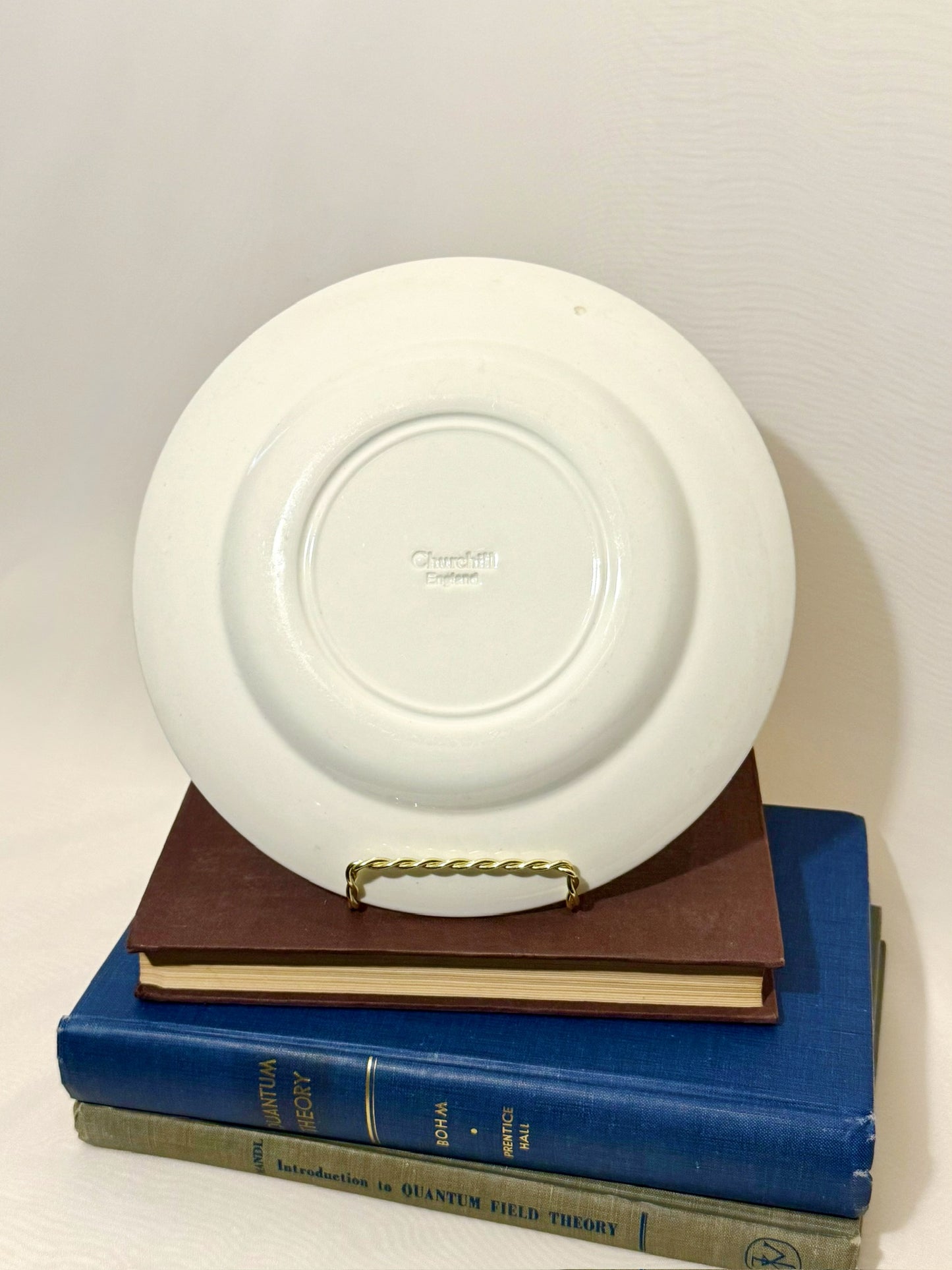 Churchill Blue Willow Plate