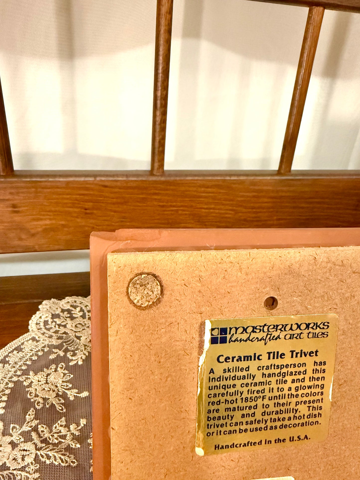 Vintage Yellowstone Berry Tile Trivet