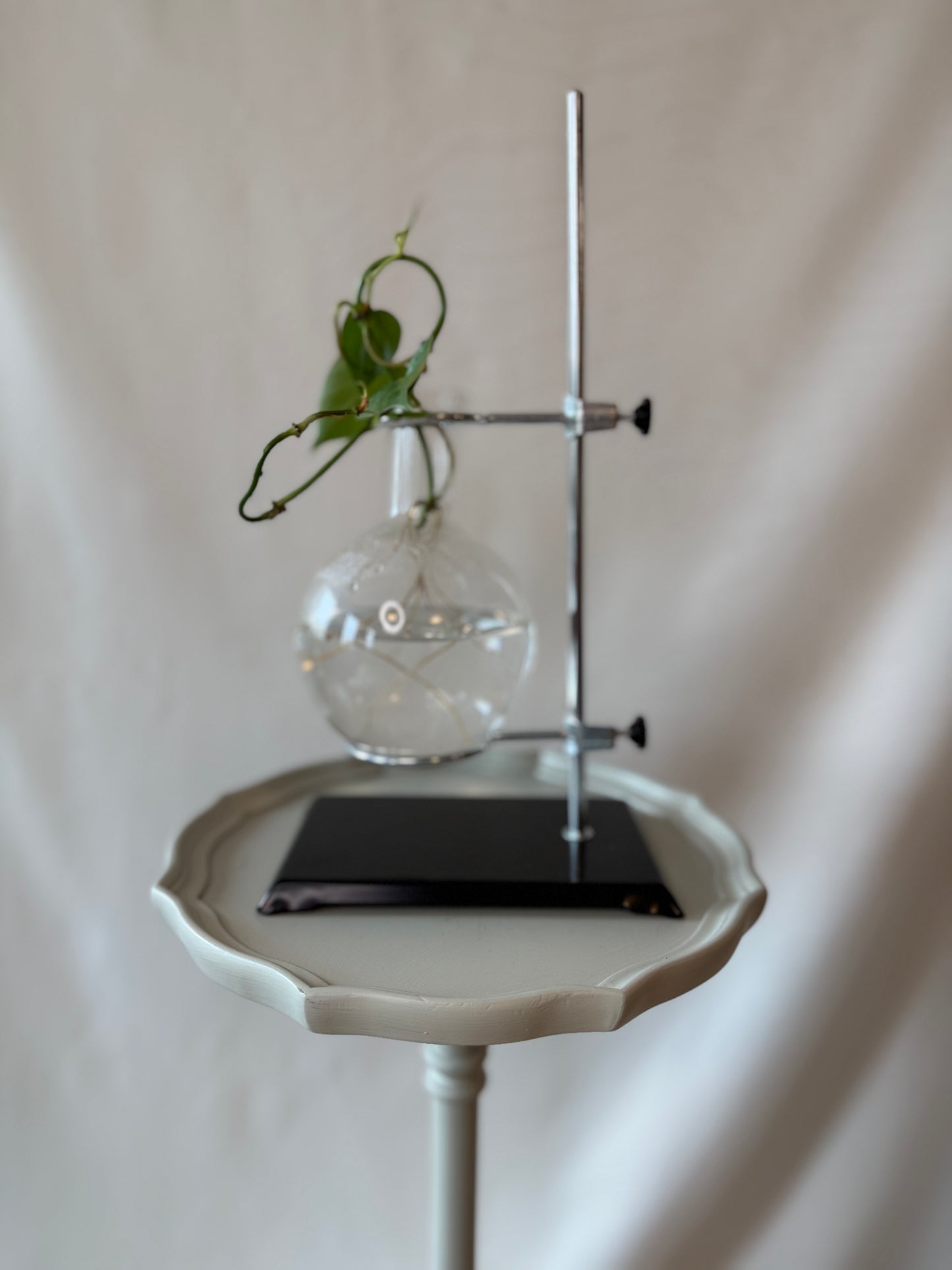 Vintage Chemistry Flask & Stand