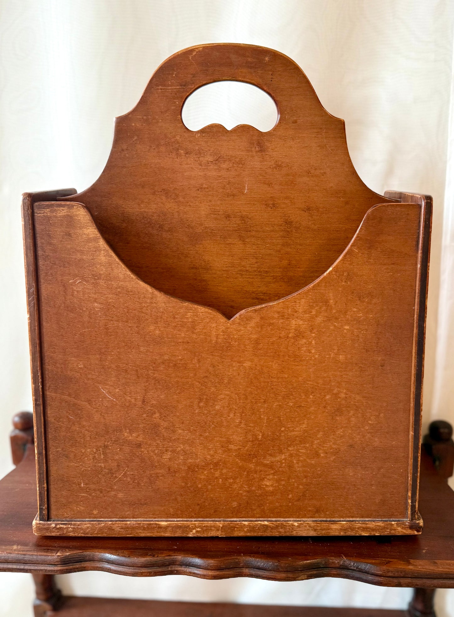 Conant-Ball co. Wooden Magazine Rack