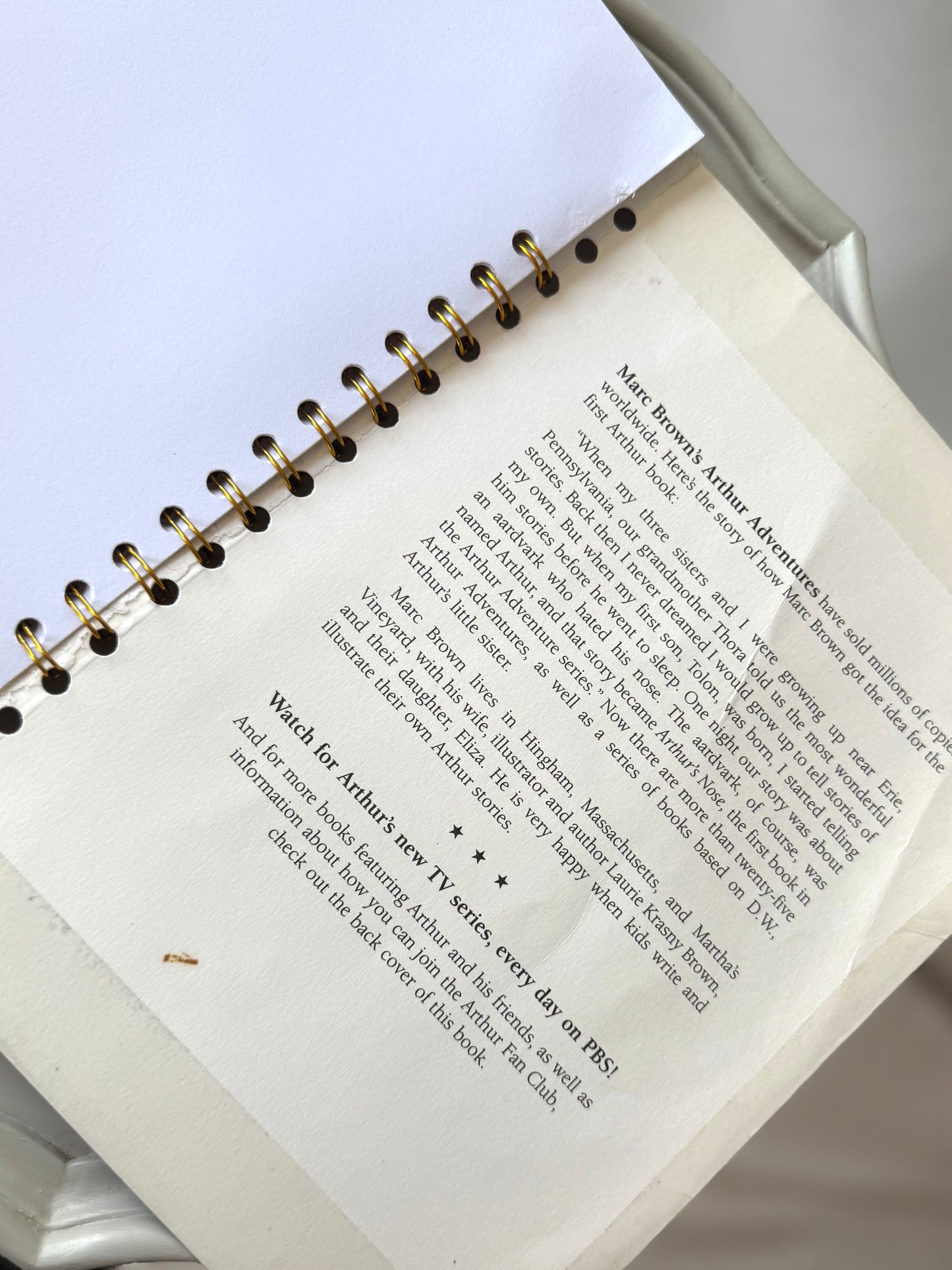 Arthur Spiral Bound Journal