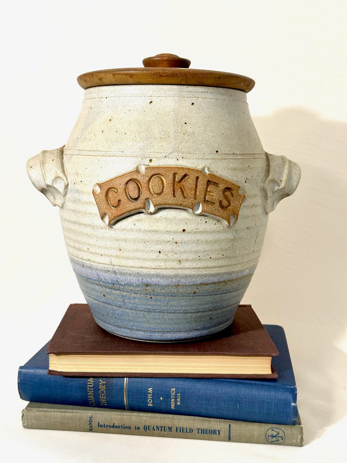 Handmade Stoneware Pottery Cookie Jar