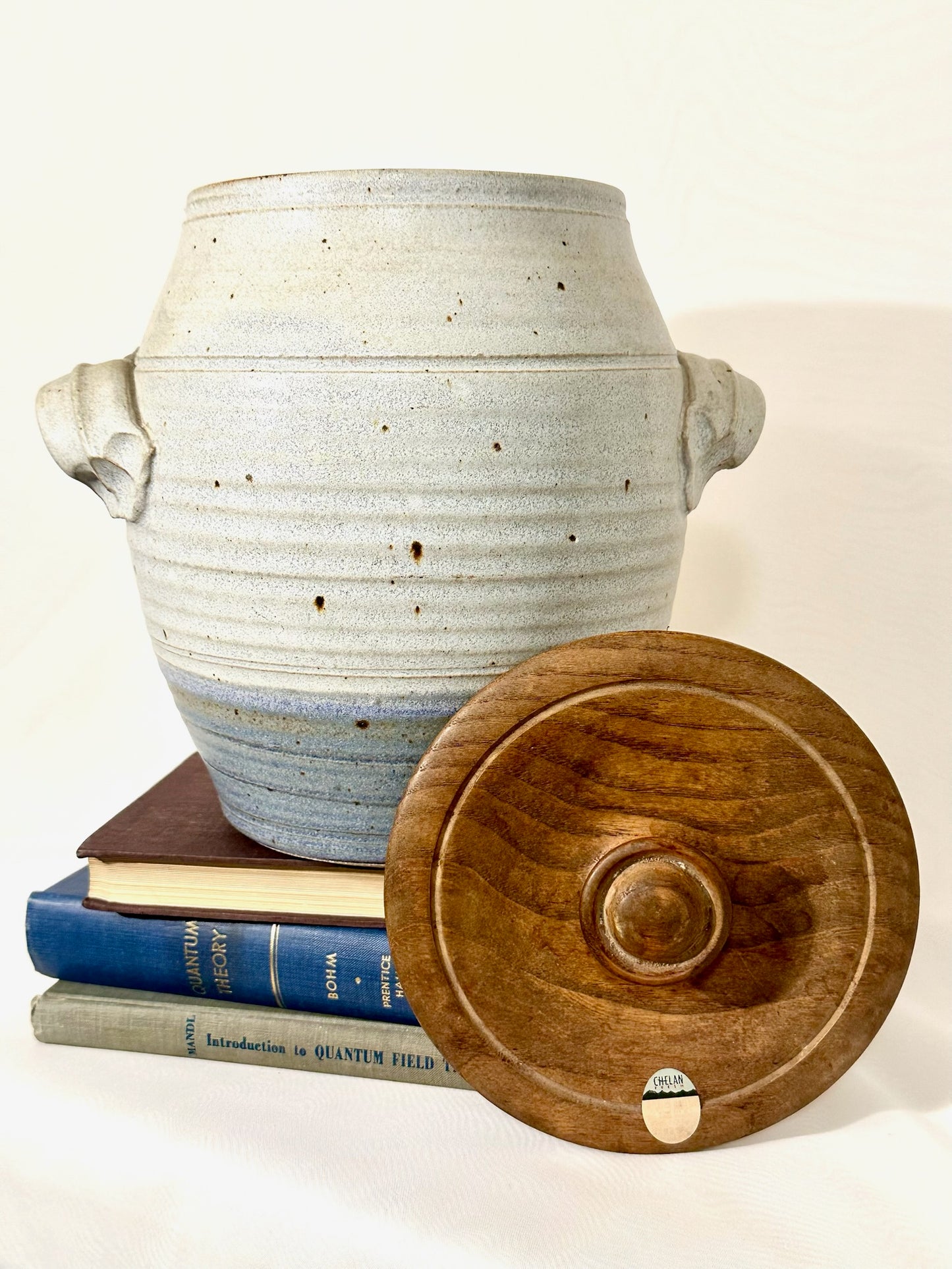 Handmade Stoneware Pottery Cookie Jar
