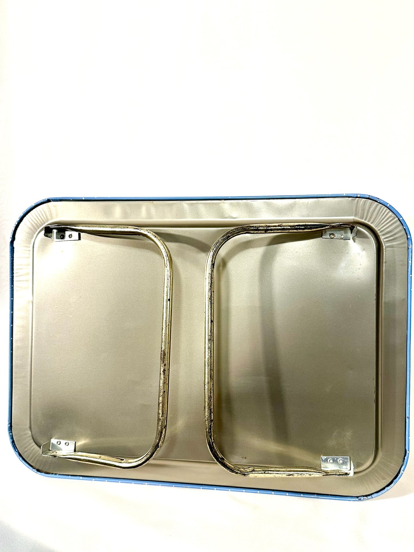 Blue Country Goose Metal Serving Tray
