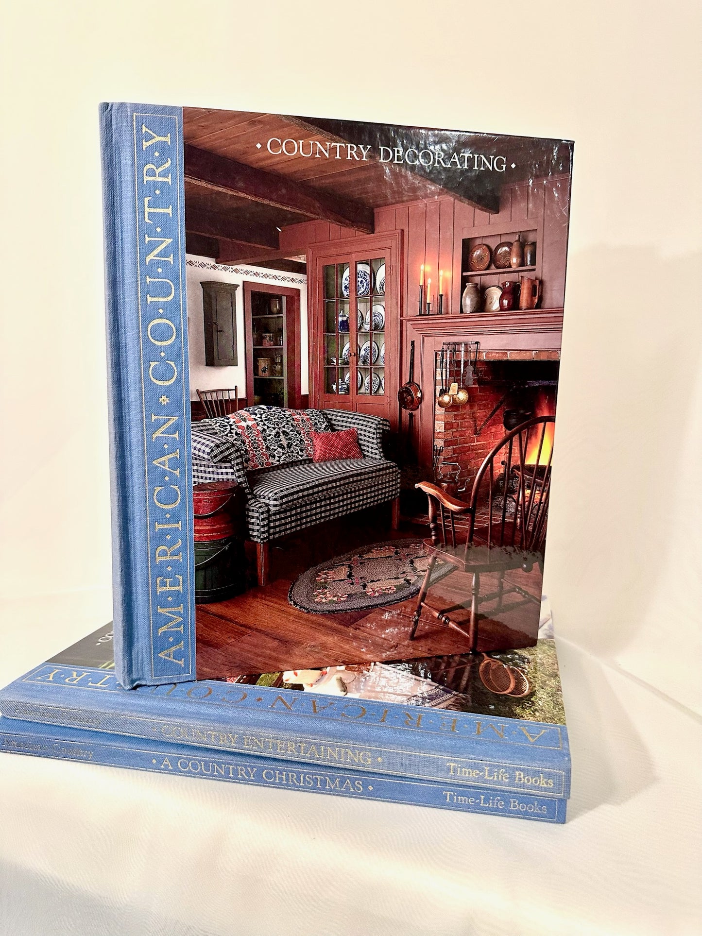 Set of 3 Blue Books | American Country Entertaining Books