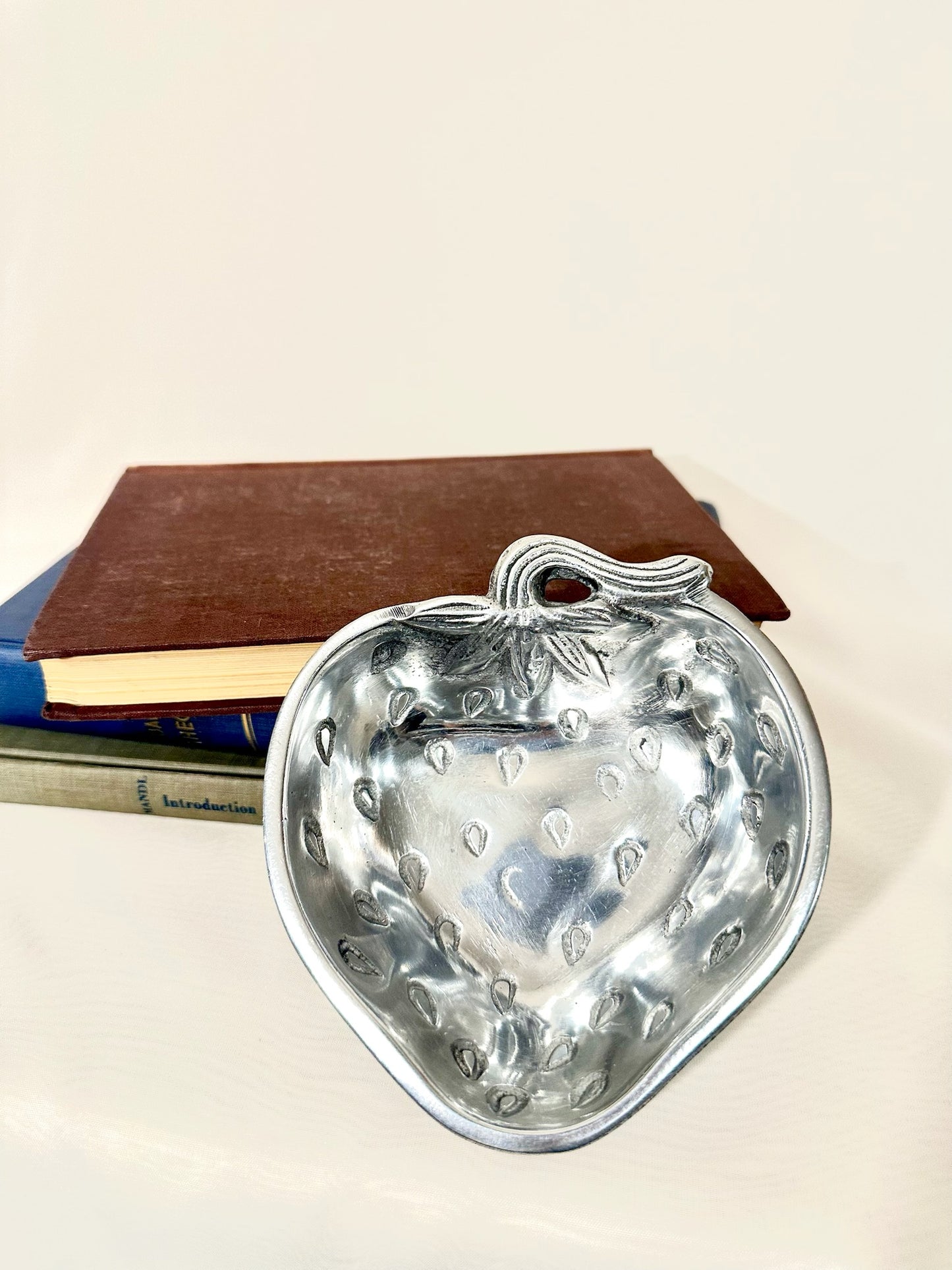 Metal Strawberry Candy Dish
