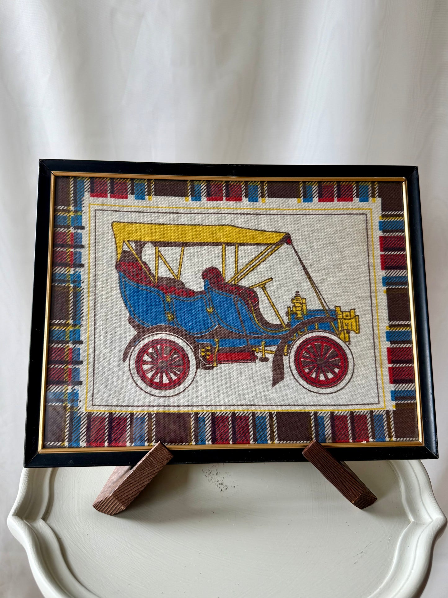 1906 Pierce-Arrow Framed Fabric Wall Art