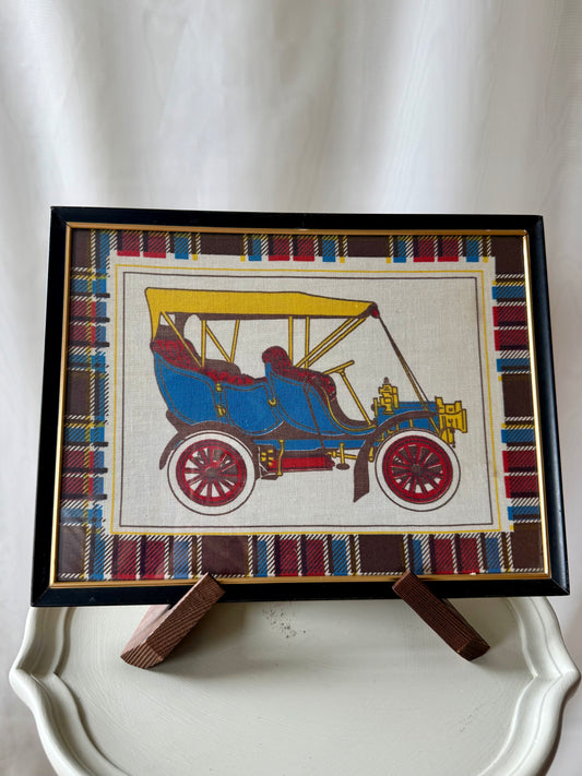 1906 Pierce-Arrow Framed Fabric Wall Art