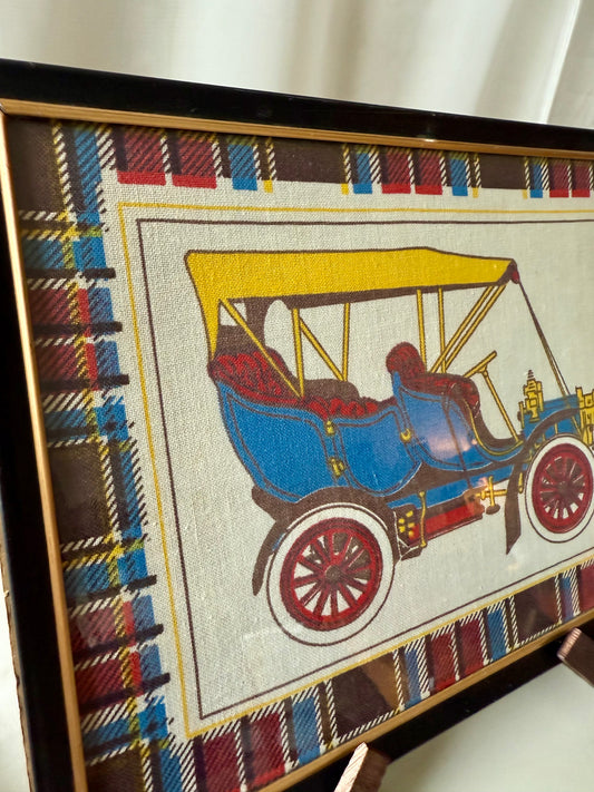 1906 Pierce-Arrow Framed Fabric Wall Art