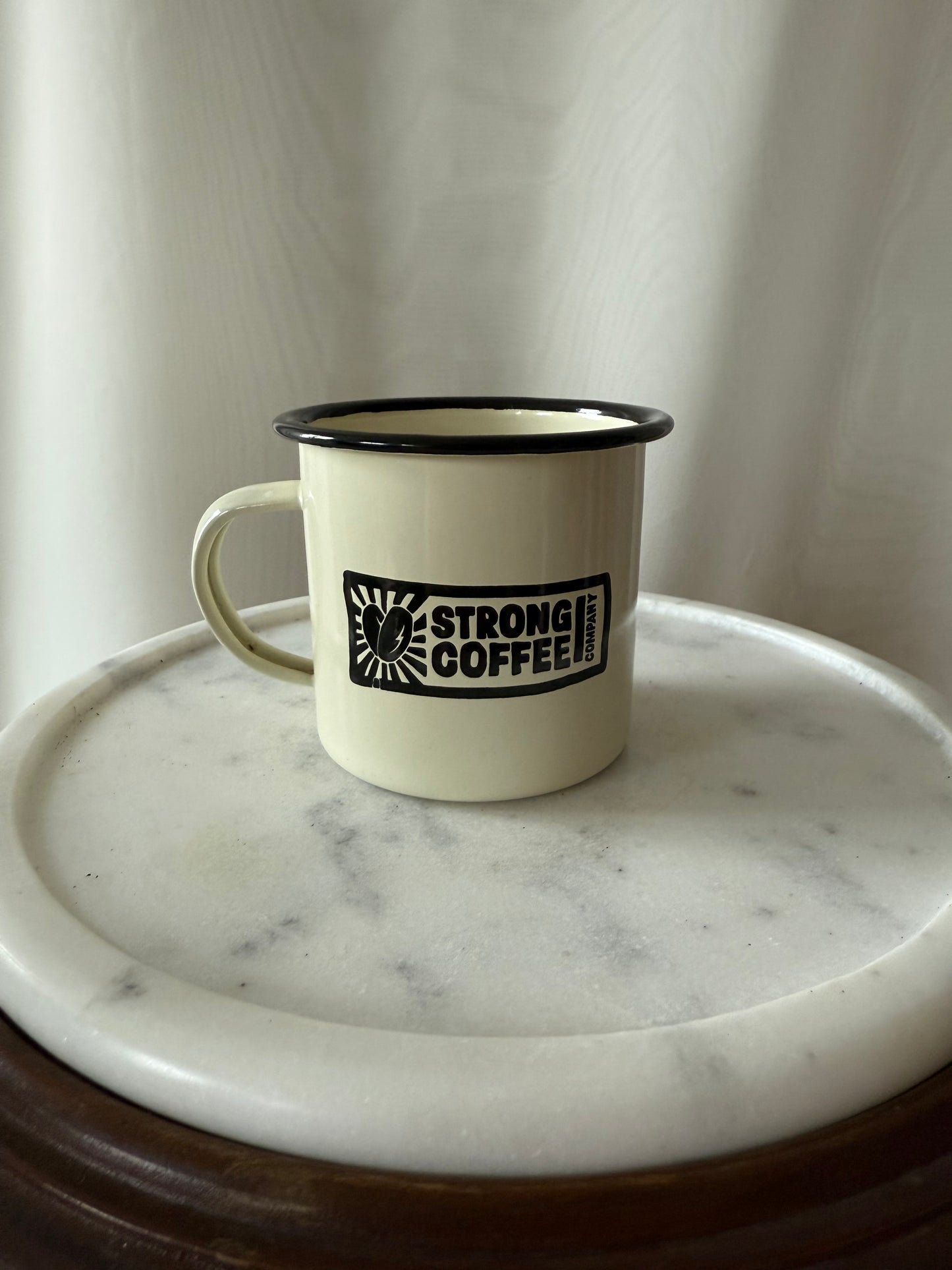 Thank You For Sipping With Us Enamel Mug
