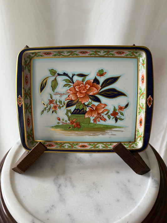70's Daher Decorated Ware Small Tin Tray