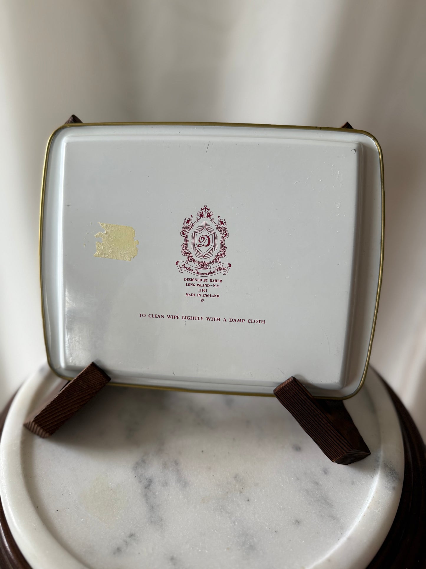 70's Daher Decorated Ware Small Tin Tray