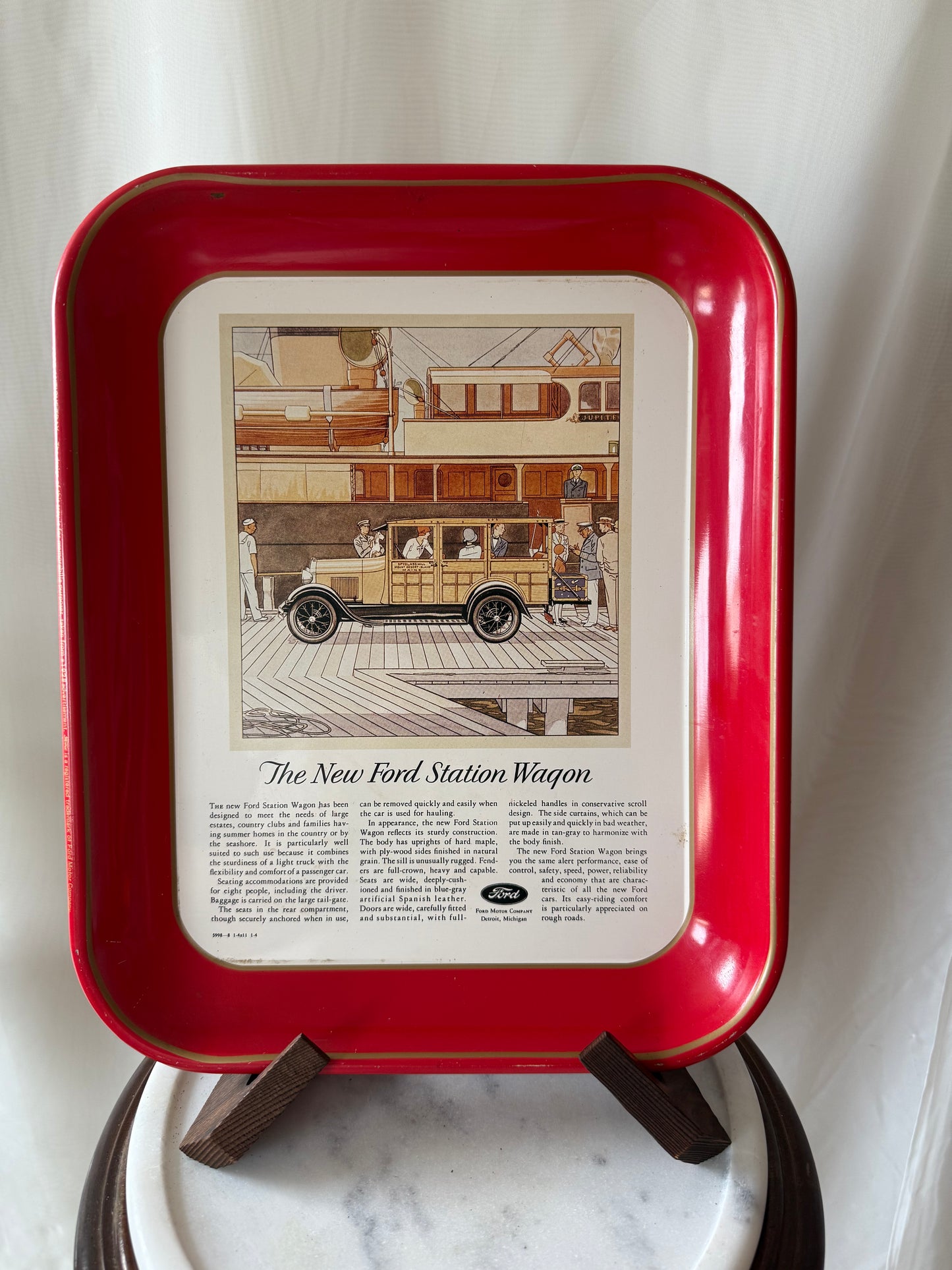 1976 Ford Collectible Metal Advertising Tray