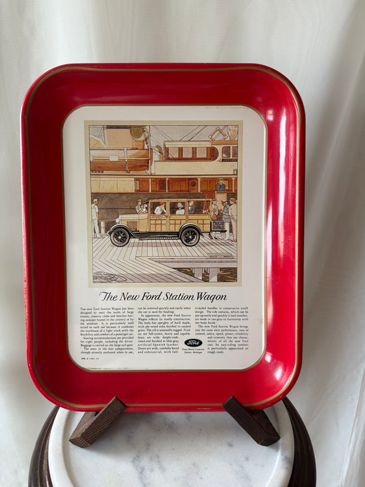 1976 Ford Collectible Metal Advertising Tray