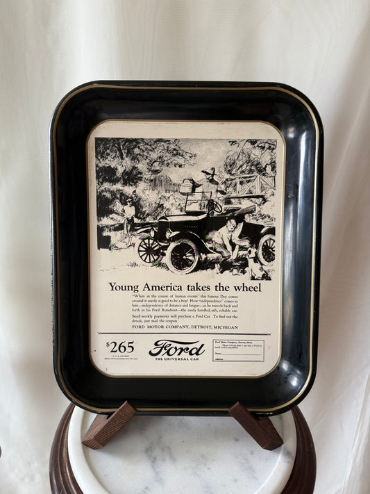 1975 Ford Collectible Metal Advertising Tray